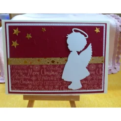 Weihnachstkarte mit Engel,Weihnachtskarte