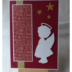 Weihnachstkarte mit Engel,Weihnachtskarte