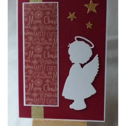 Weihnachstkarte mit Engel,Weihnachtskarte