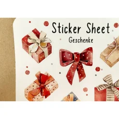 Weihnachten | Geschenke | Christmas | Aufkleber Bulletjournal | Journal Sticker | Gifts