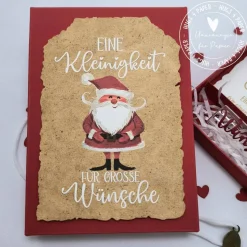 Weihnachten Geldgeschenk Geschenkschachtel mit Wunscherfüller |4006 -A6