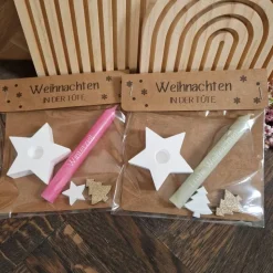 Weihnachten in der Tüte | kleines Geschenk mit Kerze | Wichtelgeschenk