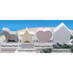 Weihnachten Steckerchen Pastell – Handgemachte Deko zum Sammeln, Verschenken & Kombinieren