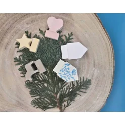 Weihnachten Steckerchen Pastell – Handgemachte Deko zum Sammeln, Verschenken & Kombinieren