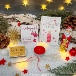 Weihnachten to go - Nikolaussäckchen gefüllt mit Kleinigkeiten - Weihnachtsgeschenk, Mitbringsel, Wichtelgeschenk, Nikol