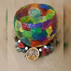 Weihnachten Windlicht, Transparentpapier Windlicht, Winter Windlicht, Winter Tischdekoration, Advent Windlicht