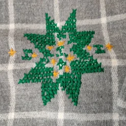 Weihnachten Woll-Kissenhüllen bestickt, 40x40