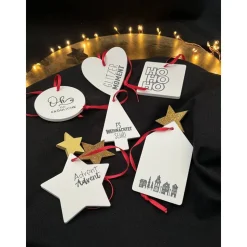 Weihnachtliche (Geschenk-)Anhänger aus Raysin – handgefertigte Unikate für deine Deko