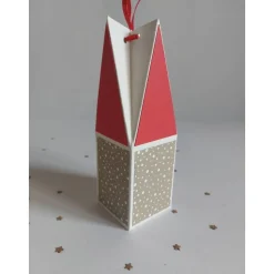 Weihnachtliche Geschenkbox – Handgemachte Turmverpackung für Geldgeschenke & Kleinigkeiten