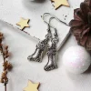 Weihnachtliche Ohrringe Nikolausstiefel • Ohrhänger | Ohrschmuck | Weihnachten