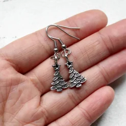 Weihnachtliche Ohrringe Weihnachtsbaum • Ohrhänger | Ohrschmuck | Weihnachten