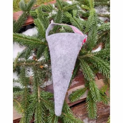 Weihnachtliche Spitztüte Nikolaus Socke Geschenkverpackung