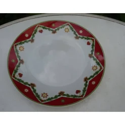 Weihnachtlicher Servier/Gebäckteller mit modernem Dekor