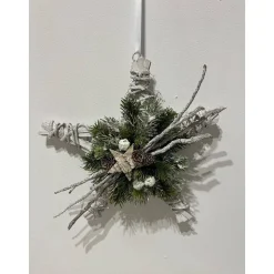 Weihnachtlicher Türkranz Weihnachtskranz Stern Sternenkranz Weihnachtsdeko