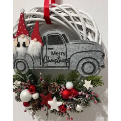 Weihnachtlicher Türkranz Weihnachtskranz Weihnachtsdeko Weihnachtsauto