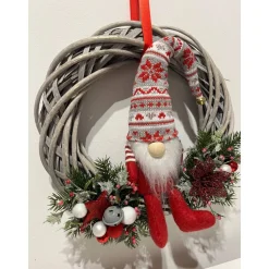 Weihnachtlicher Türkranz Weihnachtskranz Wichtel