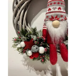 Weihnachtlicher Türkranz Weihnachtskranz Wichtel