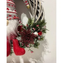 Weihnachtlicher Türkranz Weihnachtskranz Wichtel