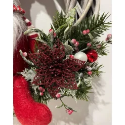 Weihnachtlicher Türkranz Weihnachtskranz Wichtel