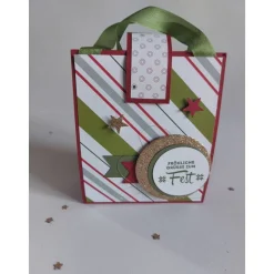 Weihnachtliches Täschchen für Geldgeschenke & kleine Überraschungen – liebevoll handgefertigt