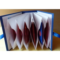 Weihnachtliches-Teebeutelbüchlein,Mitbringsel,Geschenk