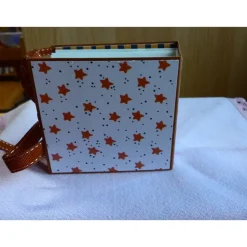 Weihnachtliches-Teebeutelbüchlein,Mitbringsel,Geschenk,Weihnachtsstern