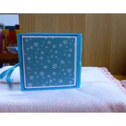 Weihnachtliches-Teebeutelbüchlein,Mitbringsel,Geschenk,Weihnachtsstern