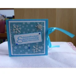 Weihnachtliches-Teebeutelbüchlein,Mitbringsel,Geschenk,Weihnachtsstern