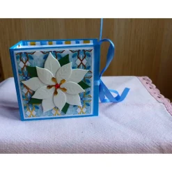 Weihnachtliches-Teebeutelbüchlein,Mitbringsel,Geschenk,Weihnachtsstern