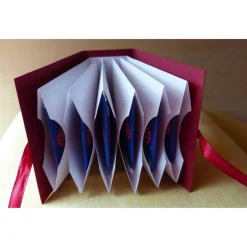 Weihnachtliches-Teebeutelbüchlein,Mitbringsel,Geschenk