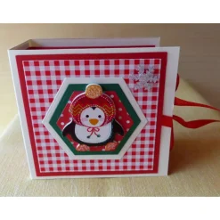 Weihnachtliches-Teebeutelbüchlein,Mitbringsel,Geschenk