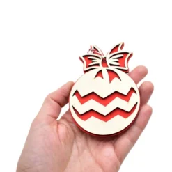 Weihnachts anhänger 3 Set / weihnachtsdeko l weihnachten deko l Rote weihnachten l Baum schmuck