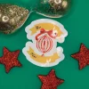 Weihnachts Geschenketikett Vinyl | beschriftbarer Weihnachtskugel Sticker | Geschenklabel Weihnachten