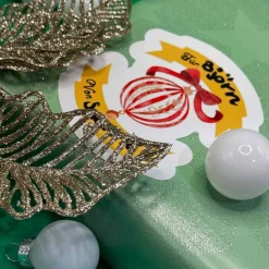 Weihnachts Geschenketikett Vinyl | beschriftbarer Weihnachtskugel Sticker | Geschenklabel Weihnachten