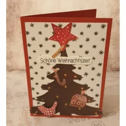 Weihnachtsbaum - Schöne Weihnachtszeit - Weihnachtskarte