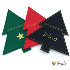 Weihnachtsbaum/ 18 verschiedene Filzfarben