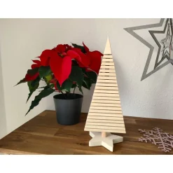 Weihnachtsbaum aus Holz, gefächert