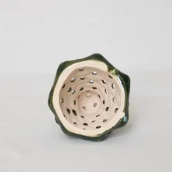 Weihnachtsbaum, Keramik, Handarbeit, Christbaum, Schneeeffekt, Weihnachtsschmuck, Weihnachtsdekoration