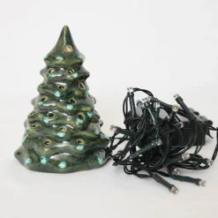 Weihnachtsbaum, Keramik, Handarbeit, Christbaum, Schneeeffekt, Weihnachtsschmuck, Weihnachtsdekoration