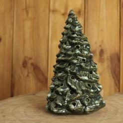 Weihnachtsbaum, Keramik, Handarbeit, Weihnachtsbaum, Schneeeffekt, Weihnachtsschmuck, Weihnachtsdekoration