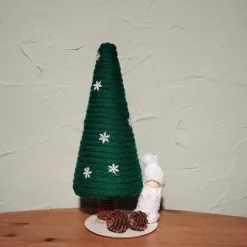 Weihnachtsbaum Tischdeko – Handgemachte Weihnachtsdekoration aus Naturmaterialien