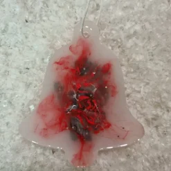 Weihnachtsbaumanhänger Glockenoptik mit Rentier.