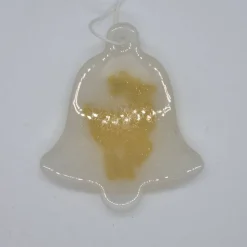 Weihnachtsbaumanhänger Glockenoptik mit Rentier