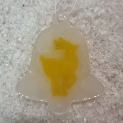 Weihnachtsbaumanhänger Glockenoptik mit Rentier