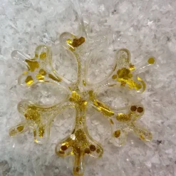 Weihnachtsbaumanhänger in Eiskristall Optik