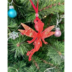 Weihnachtsbaumdeko Resin –  Fee – Epoxidharz Anhänger Weihnachten Geschenk