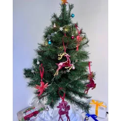 Weihnachtsbaumdeko Resin –  Fee – Epoxidharz Anhänger Weihnachten Geschenk