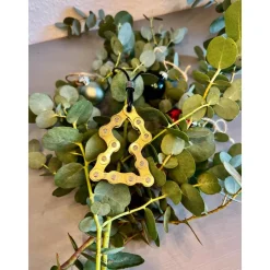 Weihnachtsbaumschmuck aus recycelten Fahrradketten – Weihnachtsbaum Nachhaltige Deko für Radfahrer & Upcycling-Fans