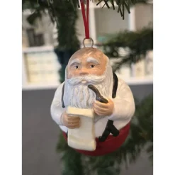 Weihnachtsbaumschmuck aus Keramik - Nikolaus - Weihnachtsmann
