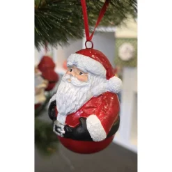 Weihnachtsbaumschmuck aus Keramik - Nikolaus - Weihnachtsmann